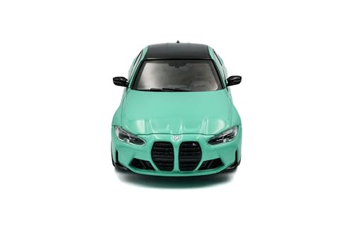 Modelo a Escala BMW G82 M4 Competition Verde 1:43 miniatura 2