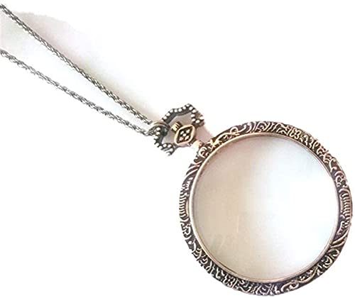 Collier loupe 10X pendentif de lecture loupe de cou élégante