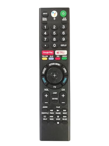 Image of LipiWorld RMF-TX300U LED LCD Smart TV Android TV Voice Remote Control with Netflix Google Play Function (with Voice Function) Compatible for Sony Bravia