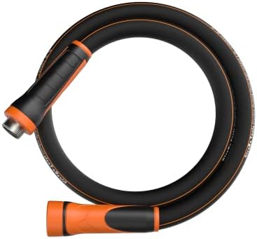 Giraffe Tools Garden Leader Hose 3ft x 5/8", Short Water Hose Heavy Duty, Flexible, Lightweight Hybrid Hose with Swivel Grip Handle, Male to Female Fittings