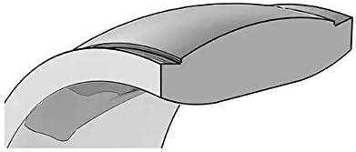 Sonia Jewels Solid 14k Yellow Gold 5mm Comfort Fit Step Edge Wedding Band Ring Mens Heavy Thick Classic Plain Traditional - Size 10 - Image 6