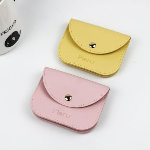 Ladies PU Leather Mini Wallet Card Key Holder Coin Purse Letter Pendant Clutch Bag4