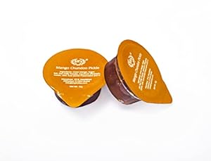 DELICASIA (SR's) MANGO CHUNDOO PICKLE 15 gm CHOTU PACK (PACK OF 48) BLISTER PACK. PORTION PACK. INDIAN FLAVOR. NO ARTIFICIAL COLOR AND FLAVORS. GLUTEN FREE. 77 YEARS OF TRUST