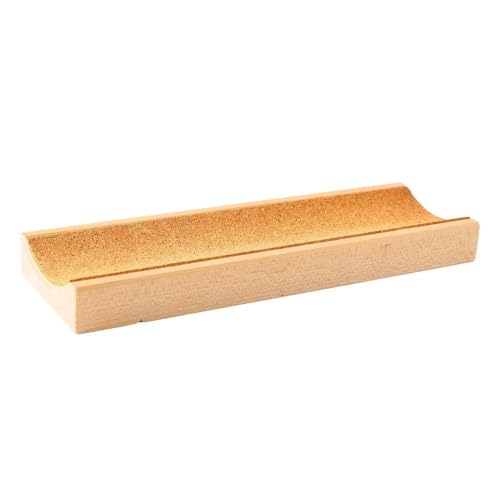 Guitar Neck Rest Cradle Support - Neck Rest Stand Caul Wood Pillow Display Universal Fit for Acoustic Electric Guitars Bass Ukulele,Non-Slip Liner