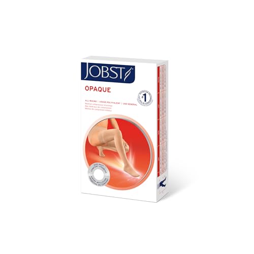 Image of BSN Medical 115760 JOBST Compression Hose, Thigh High, 15-20 mmHg, Closed Toe, Small, Midnight Navy