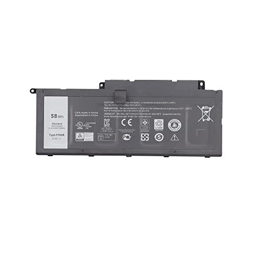 7xinbox 14.8V 58WH F7HVR G4YJM 062VNH T2T3J Laptop Battery Compatible with Dell Inspiron 17 7737 7746 15 7537 5545 Series Ins15HD-2528 Ins15HD-1528 Ins15HD-1828T