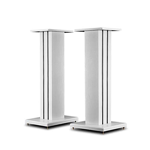 BXYXJ Supporti Casse Acustiche - 2pcs 5.9-35.4in Altezza (Altoparlanti Non Inclusi), Mettere in Sabbia for assorbire Gli Urti, Universal Argento Altoparlante di Alta qualità Supporti (Size : 90cm)