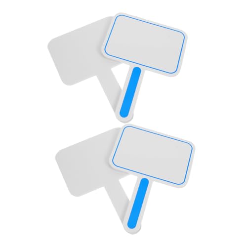 ARTIBETTER Dry Erase Paddle Scoreboard Set 4 Handheld Writing Paddles for Students Whiteboards for Voting Office Use