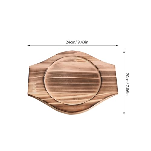 2 Agarraderas de madera marrón resistentes a altas temperaturas 3