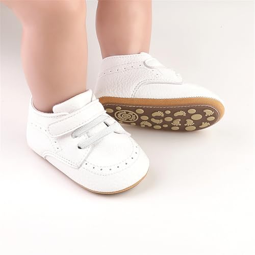 Image of RVROVIC Baby Boys Girls Anti-Slip Sneakers Soft Ankle Boots Toddler First Walkers Newborn Crib Shoes