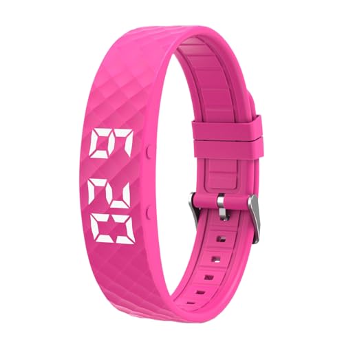 Genérico Pulsera De Alarma Silenciosa con Vibración Ajustable, Temporizador Silencioso Portátil para Pulsera, Reloj Temporizador Silencioso, Dispositivo De Alerta Multiusos para Hogar Y Viajes