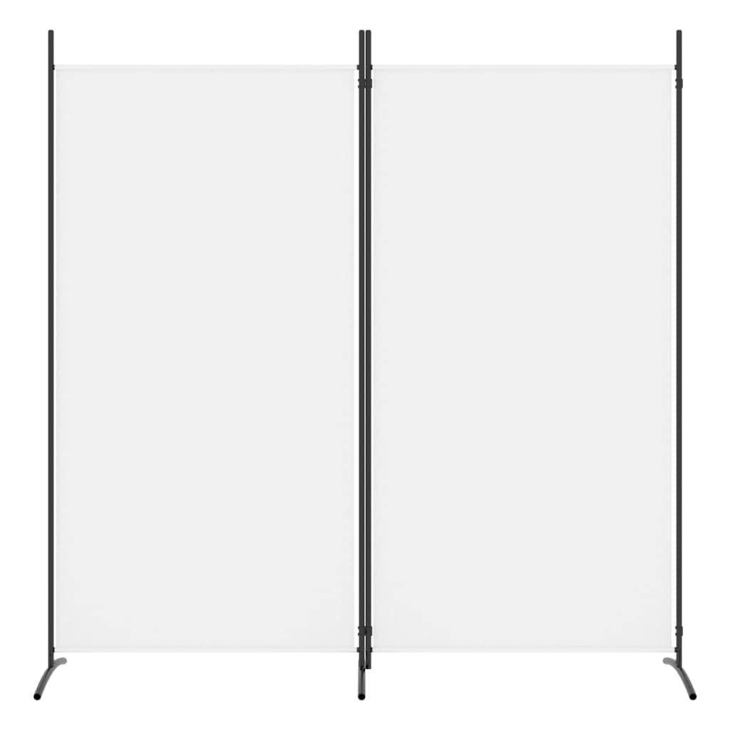 Divisor de 2 paneles blanco 175x180 cm Tela (2,45 kg)-Muebles