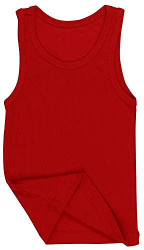 Image of ToBeInStyle Kids Boys Girls Soft Lightweight Jersey Scoop Neck Tank Top