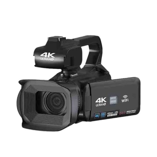 Caméra d'enregistrement vidéo 4K avec caméscope 64MP et écran tactile de 4 pouces