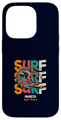 Portugal Sagres Mareta Surfing Holiday Surf Rider Case for iPhone 14 Pro