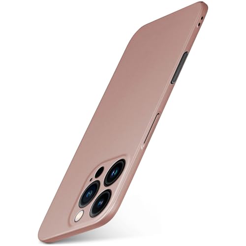 Coque iPhone 16 Pro fine coque rigide moex Alpha or rose