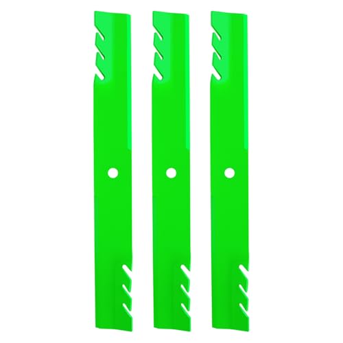 JXJKCZ 60 Deck Mower Blades Fit for Exmark Lazer Z AC AS LC XP XS Hustler Super Z ATZ Lawn Mower Replaces OEM 116-5173-S Hustler 794230 (Toothed) 3 Pack