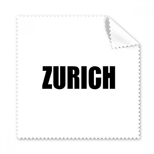 Tissu lunettes Zurich Suisse et lingette microfibre écran téléphone portable recharge 5 pièces