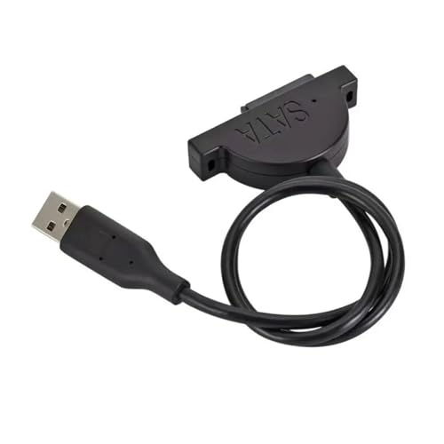 Cable Adaptador USB 2.0 a MI NI Sata 15 cm Negro
