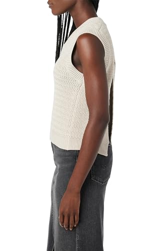 HUDSON Women's Knot Back V-Neck Sleeveless Sweater2