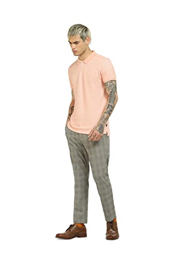 Image of JACK & JONES Solid Cotton Slim Men's T-Shirt