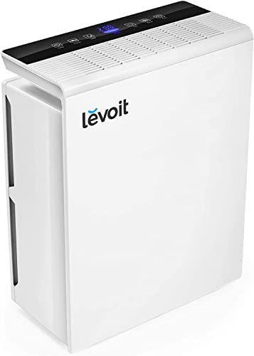 LEVOIT Purificateur d'air Intelligent, Surveille La Qualité de L'Air, Filtration 3 Étapes, 99,97% Eliminés Fumée, Moisissure, Pollen,CADR 230m³/h,Minuterie 12H, Mode Veille et Automatique LV-PUR131S