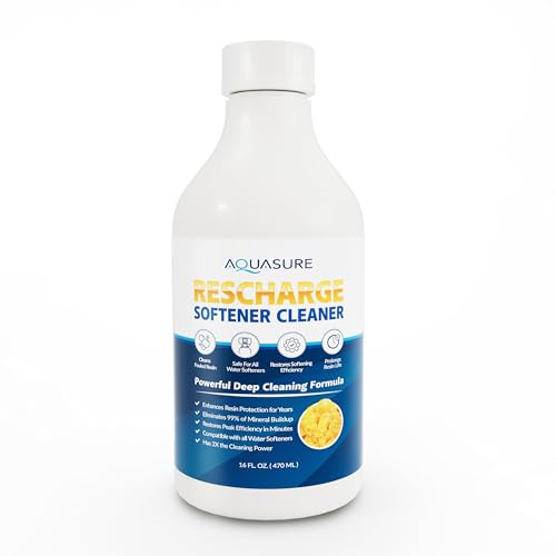 Aquasure Rescharge Liquid Water Softener Cleaner Solution | Restores Whole