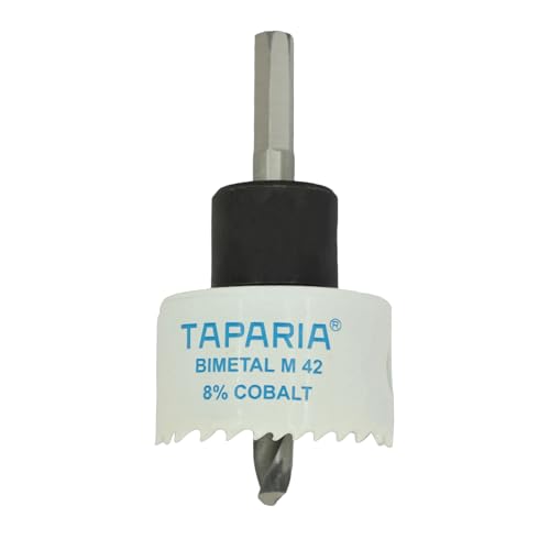 Image of Taparia Bimetal Mini Hole Saw HSM 37 - Precision Cutting Tool, High -Speed Steel Teeth for Wood, Metal & Plastic