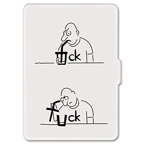 Funda Impermeable Inteligente de Cuero PU con función de Encendido y Apagado automático para Kindle Oasis 9Th 10Th Generation 7 Pulgadas-Beber Agua