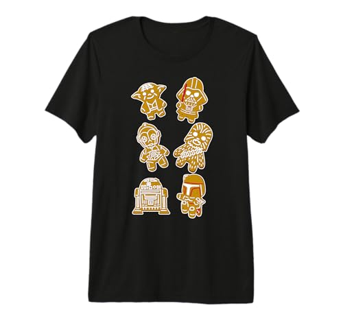 T-shirt Star Wars en coton doux pour fan de Star Wars et geek chic avec motif biscuits