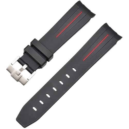 Bracelet de rechange étanche en caoutchouc 20mm pour Submariner et Daytona