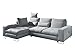 Produktbild Moderne Ecksofa Asti, Eckcouch Bettkasten Schlaffunktion Einstellbare Rückenlehnekissne Silikonfüllung Schlafsofa Polsterecke Elegante L-Form Couch Couchgarnitur (Ecksofa Links - LC-2R, Malmo 83)