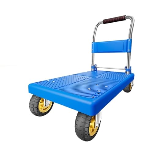 Carretilla plegable con plataforma y ruedas, uso industrial miniatura 1