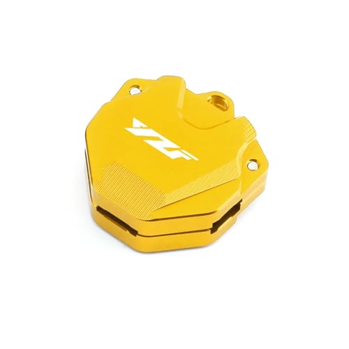 GCDBXSB Funda llave for motocicleta Llavero Moto,Creativa Para YZF R1 R3 R6 R7 R15 YZFR1 YZFR3 YZFR6 YZFR7 YZFR15, Accesorios Para Motocicleta, Funda Para Llave, Llavero(Key Cover Gold)