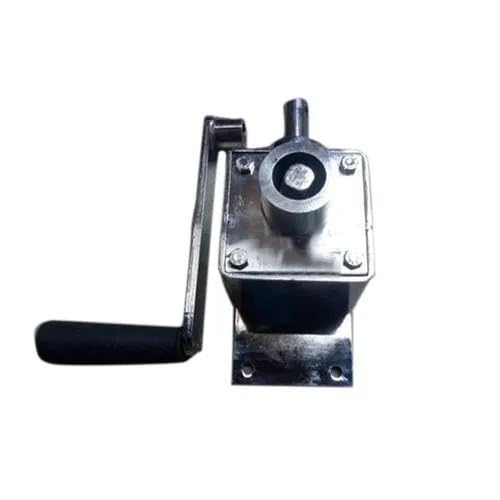Image of Livshine Manual Rolling Shutter Handle | Fits 18 mm Gearbox Spindle | Heavy-Duty Steel L-Crank with Textured Grip for Shop & Industrial Roller Shutters