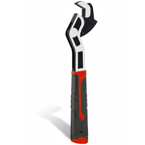 Chiave inglese regolabile, flessibile universale e autoregolante, in acciaio al cromo-vanadio resistente, per manutenzione meccanica, fai da te, riparazione automatica, 30,5 cm