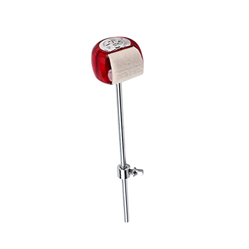 Vaguelly baqueta para bombo con mango metálico y fieltro rojo miniatura 4