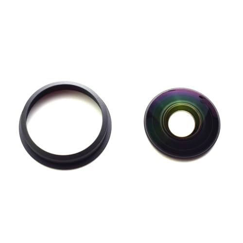Jakoly [1 Pcs] Camera Lens Glass Replacement for Insta360 X4 360 Lens Repair Part with Mounting Ring Compatible with Insta 360 X4 Action Camera Accessories (Version 2)