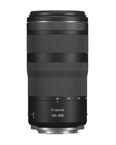 Canon Objetivo RF 100 400mm F5.6 8 IS USM   Lente Teleobjetivo Estabilizador Óptico de 5,5 Pasos para Deporte y Naturaleza | Compatible Sistema EOS R