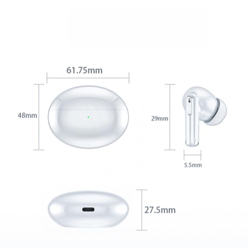 Sekoda Comfort max ohrhörer Wireless-Earbud, In Ear kopfhörer Bluetooth,Tiefer Bass, HiFi Stereo, herausragender Sound Touch Control