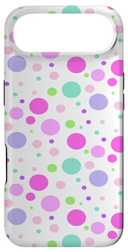 Colorful Polka Dot Abstract Polkadots Pink and Purple �X�}�z�P�[�X iPhone Air �p
