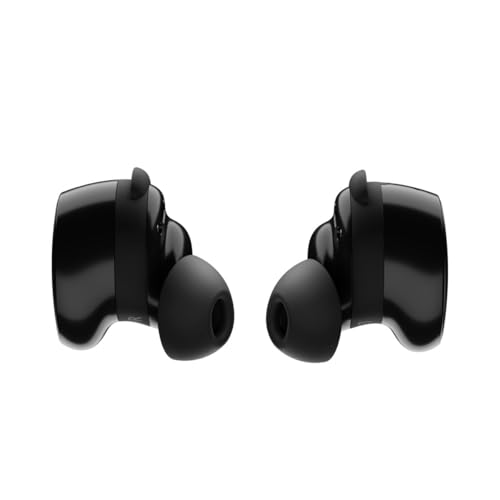 Bose QuietComfort Bluetooth Earbuds, True Wireless Earbuds with Active Noise Cancellation and Mic, Deep Bass, IPX4 Rating, Up to 8.5 Hours of Playtime, Black