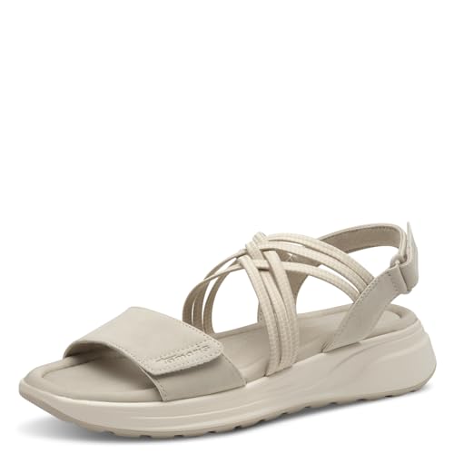 Tamaris Sandalette Damen Vegan Bequem grau,EU 41