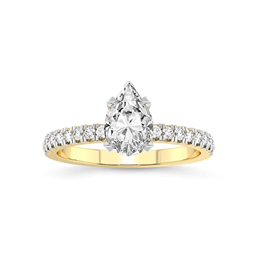 FRIENDLY DIAMONDS Lab Grown Diamond Ring For Women IGI Certified | 1-5 Carat Serena Eternity Diamond Ring | 14K Or 18K White, Yellow Or Rose Gold | FG-VS Quality2
