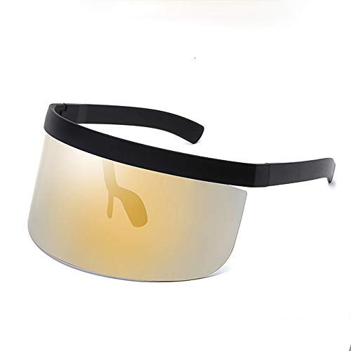 WHK Winddichte Sonnenbrille, Big Frame Shield Visier Männer Winddichte Brille Frauen/Männer Radfahren Sonnenbrille Cover