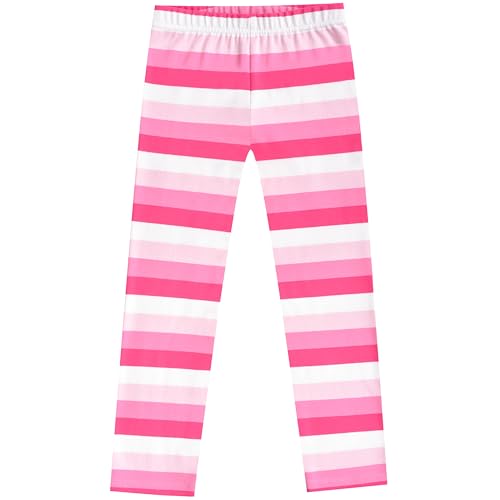 Sunny Fashion Girls Toddler Trousers Leggings Full Length Cotton Soft Athletic Casual Pink Size 6