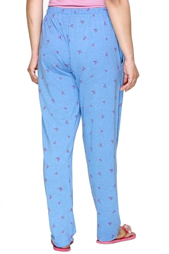 Image of CUPID Woman's Regular Fit Cotton Pyjamas Comfortable Night Pajamas Track Pant, Lowers, Daily Use Lounge Wear Pants for Ladies