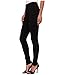 BCBGMAXAZRIA Women's Lewis Flat Front Ribbed Ponte Leggings