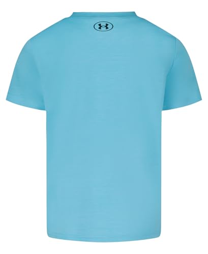 Image of Under Armour Boys Short Sleeve Core Graphic T-Shirt, Lightweight & Breathable, Relaxed Fit