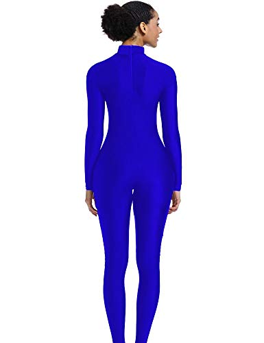 Image of Adult High Neck Long Sleeve Dance Unitard for Women Bodysuits